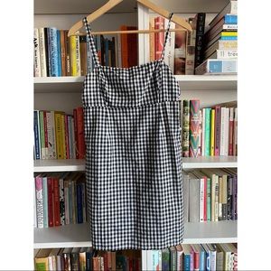 Black and White Checked Mini Dress from UO